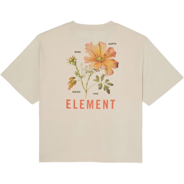 2026 Element Womens Peace Of Mind T-Shirt ELJZT00148 - Oat Milk